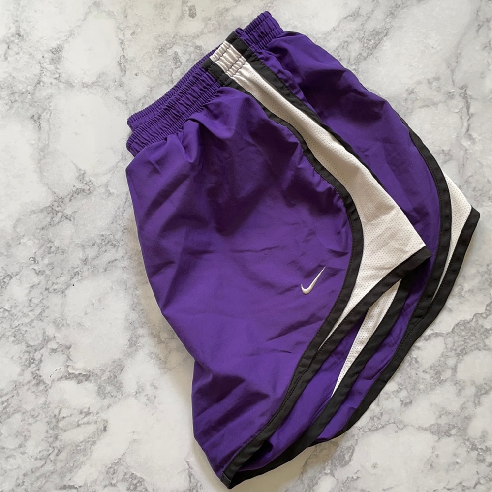 Purple Nike Tempo Shorts with No Liner